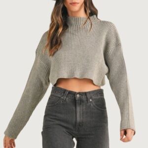 NWOT Missguided Oversized Cropped Sweater